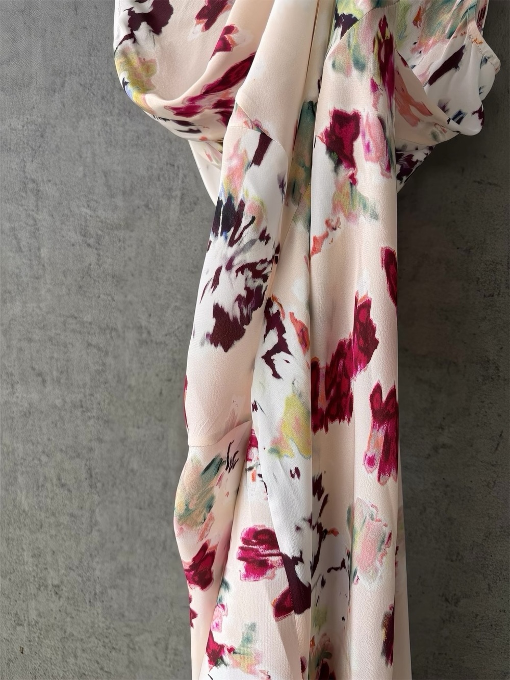 ULLA JOHNSON Elowen Printed V-Neck Sleeveless Midi Dress Floral, 2 4 6 8 - Picture 12 of 13